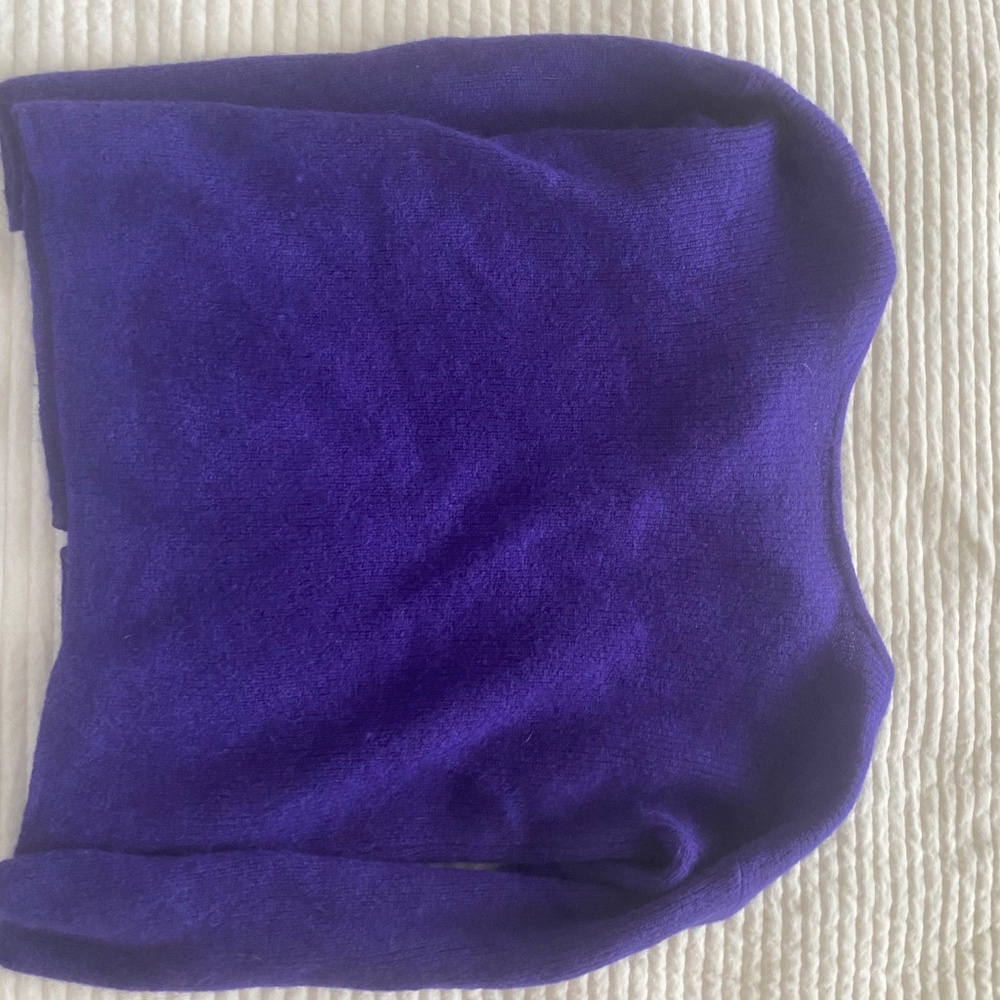 Sezane Gaspard Cardigan in Dark Purple - Size XS. - Picture 2 of 2